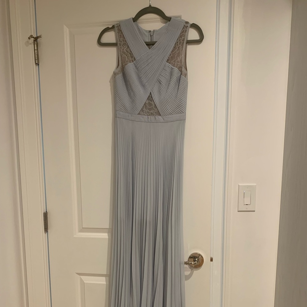 BCBG Light blue gown